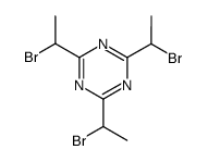 2,4,6-tris-(1-bromo-ethyl)-[1,3,5]triazine Structure