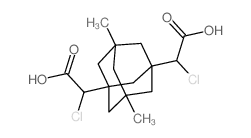 Tricyclo[3.3.1.13,7]decane-1,3-diaceticacid, a1,a3-dichloro-5,7-dimethyl- Structure