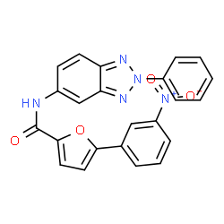 5-(3-NITROPHENYL)FURAN-2-CARBOXYLICACID(2-PHENYL-2H-BENZOTRIAZOL-5-YL)AMIDE picture