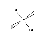 trans-dichloro-bis(ethene)platinum(II) Structure