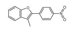 3-methyl-2-(4-nitro-phenyl)-benzofuran结构式