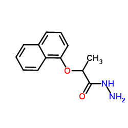 2-(1-NAPHTHYLOXY)PROPANOHYDRAZIDE结构式