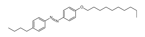 (4-butylphenyl)-(4-decoxyphenyl)diazene Structure