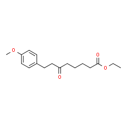 Ethyl 8-(4-methoxyphenyl)-6-oxooctanoate structure