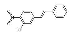 (E)-2-nitro-5-styrylphenol Structure