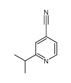 2-(isopropyl)isonicotinonitrile structure