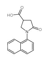 1-naphthalen-1-yl-5-oxo-pyrrolidine-3-carboxylic acid picture