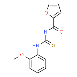 N-{[(2-methoxyphenyl)amino]carbonothioyl}-2-furamide Structure