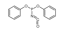 diphenoxylphosphinous isocyanate Structure