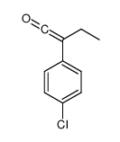 2-(4-chlorophenyl)but-1-en-1-one结构式