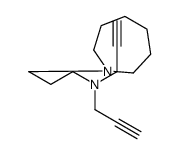 3-(3-azabicyclo[3.2.2]nonan-3-yl)-N,N-bis(prop-2-ynyl)propan-1-amine Structure
