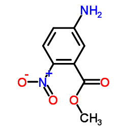 5-Amino-2-nitro-benzoic acid methyl ester Structure