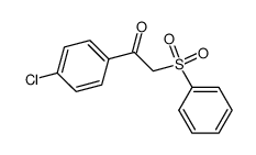 4-Chlorophenyl(2-oxo-2-phenylethyl) sulfone Structure