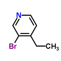 4-乙基-3-溴吡啶结构式