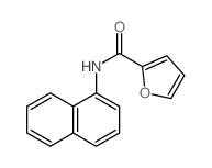 N-naphthalen-1-ylfuran-2-carboxamide结构式