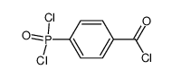4-dichlorophosphoryl-benzoyl chloride Structure