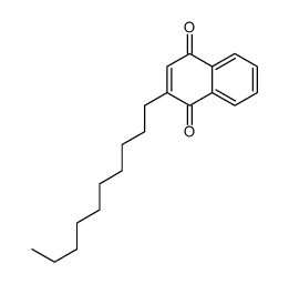 2-decylnaphthalene-1,4-dione Structure