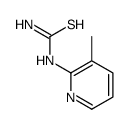 N-(3-甲基-2-吡啶基)硫脲结构式