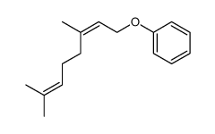 (E)-(3,7-dimethylocta-2,6-dienyloxy)benzene结构式