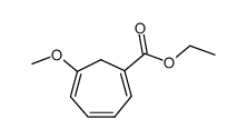 ethyl 6-methoxycyclohepta-1,3,5-triene-1-carboxylate结构式