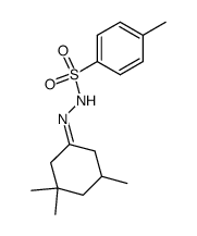 4-methyl-N'-(3,3,5-trimethylcyclohexylidene)benzenesulfonohydrazide结构式
