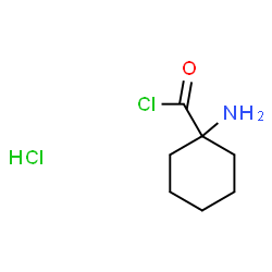 [1-(chlorocarbonyl)cyclohexyl]ammonium chloride结构式