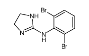 N-(2,6-dibromophenyl)-4,5-dihydro-1H-imidazol-2-amine Structure