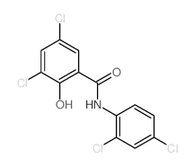 Benzamide,3,5-dichloro-N-(2,4-dichlorophenyl)-2-hydroxy-结构式