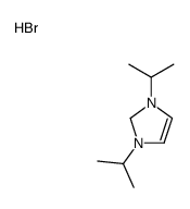 1,3-di(propan-2-yl)-1,2-dihydroimidazol-1-ium,bromide Structure