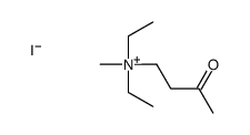 diethyl-methyl-(3-oxobutyl)azanium,iodide Structure