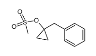 1-phenylmethylcyclopropyl methanesulfonate Structure
