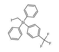 (iodomethyl)diphenyl(p-trifluoromethylphenyl)silane Structure