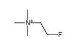 2-fluoroethyl(trimethyl)azanium Structure