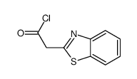 2-Benzothiazoleacetylchloride(9CI) Structure