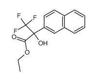 ethyl 3,3,3-trifluoro-2-hydroxy-2-(2-naphthyl)propanoate Structure