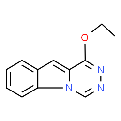 [1,2,4]Triazino[4,5-a]indole,1-ethoxy-(9CI) structure