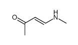 trans-1-N-methylamino-1-buten-3-one结构式
