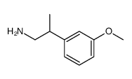 2-(3-methoxyphenyl)propan-1-amine Structure