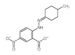 N-[(4-methylcyclohexylidene)amino]-2,4-dinitro-aniline结构式