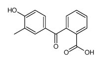 2-(4-hydroxy-3-methylbenzoyl)benzoic acid结构式