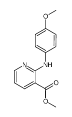 Methyl 2-(p-anisidino)-nicotinic acid Structure