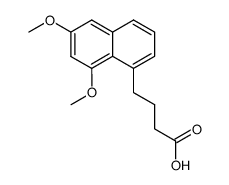 γ-(6,8-Dimethoxy-1-naphthyl)-buttersaeure结构式