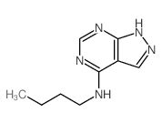 4-Butylaminopyrazolo[3:4-d]pyrimidine structure