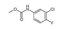 (3-Chloro-4-fluoro-phenyl)-carbamic acid methyl ester结构式