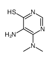 5-amino-6-(dimethylamino)-1H-pyrimidine-4-thione Structure