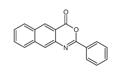 2-Phenyl-4H-naphtho[2,3-d][1,3]oxazin-4-one结构式