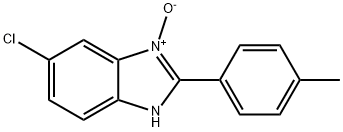 5-Chloro-2-(4-methylphenyl)-1H-benzimidazole 3-oxide structure