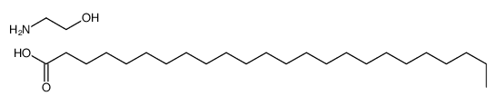 2-aminoethanol,tetracosanoic acid Structure