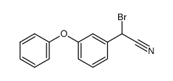 alpha-bromo-3-phenoxybenzeneacetonitrile结构式