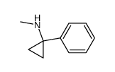 N-Methyl-1-phenylcyclopropanamine Structure